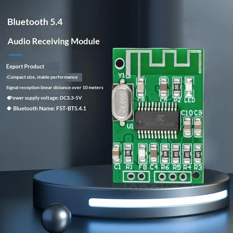 Bluetooth 5.4 Receiver Module 2.0 Dual Channel for Superior Stereo Decoding in High-Tech Event Venues
