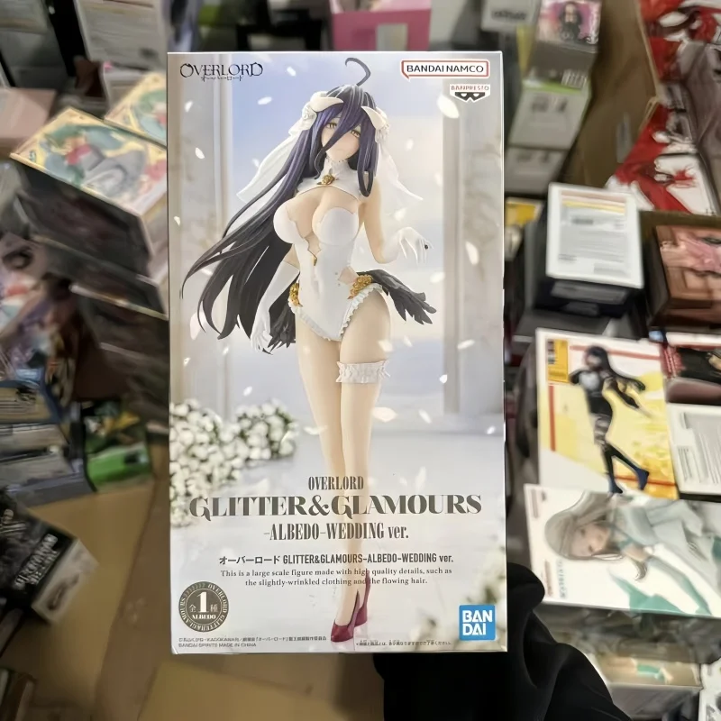 

Оригинальная аниме-игрушка Overlord Albedo Snow-White, свадебное платье, версия фигурки богини, модель, коллекция украшений, игрушки