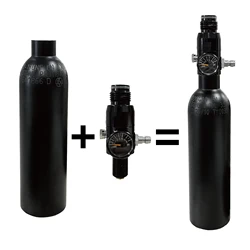 13ci/0.20L High Pressure hpa tank Soda Drink Gas Filling aluminum Bottle Air Cylinder Aquarium Plant CO2 Tank Dive Oxygen Tank