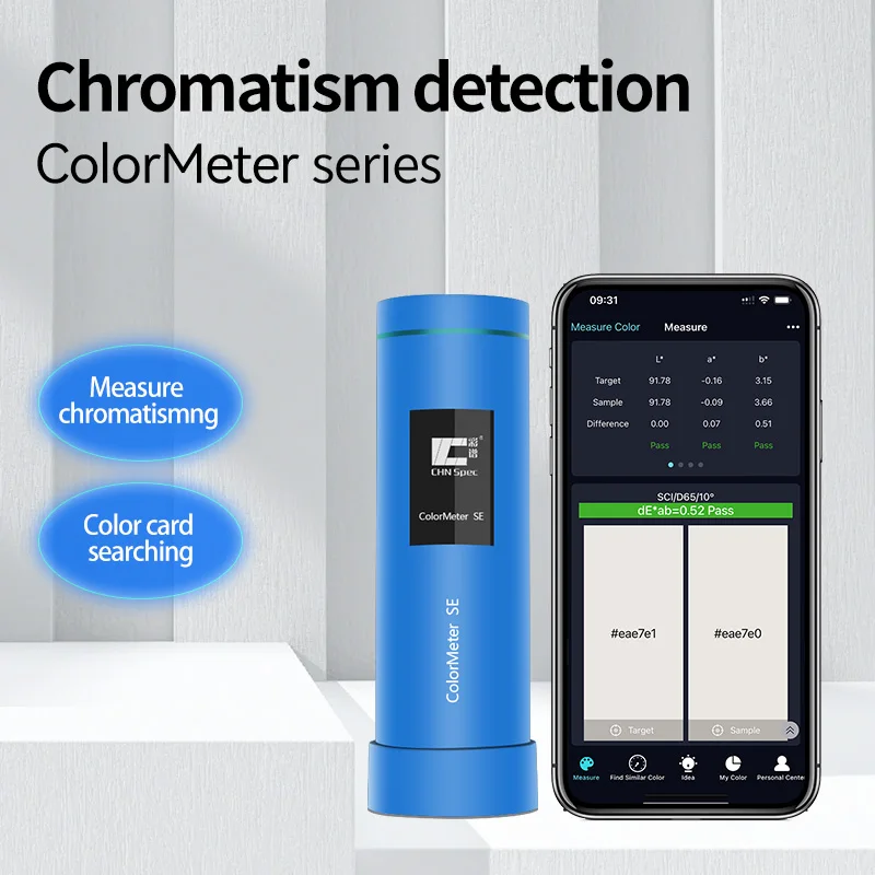 High Accurate Colorimeter Portable Colorimeter Digital Chromatic Aberration Tool For Printing and Textile Suport Android iOS