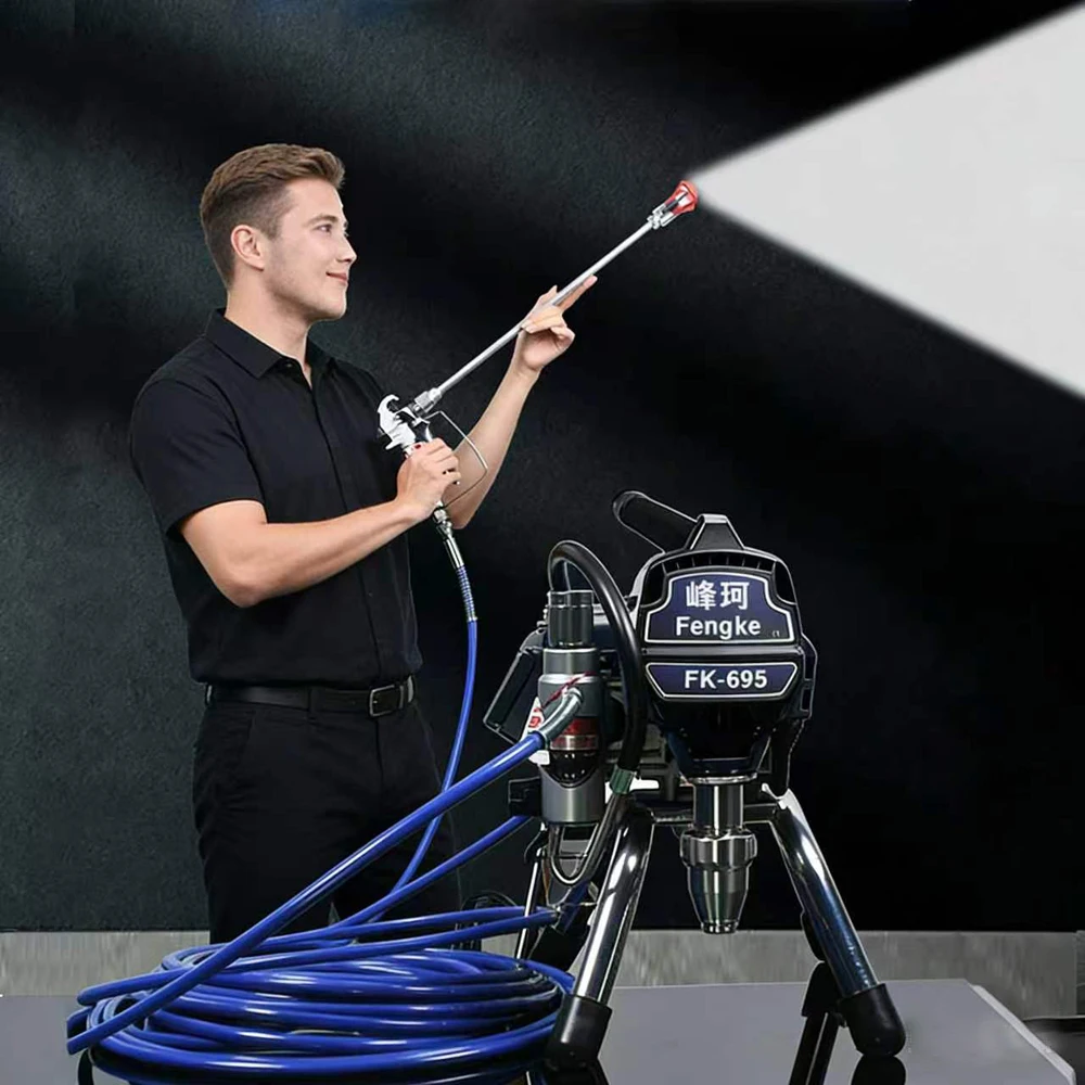 Profesional Electric  Airless Paint Spray Gun 2800W 2.8Min/L PISTON Pump Wall Oil Painting Machine 695 With Brushless Motor