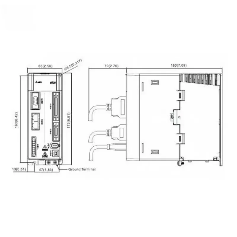 for Delta ASD-A2-1521-E A2 Servo Drive 1.5KW 200V 1PH New Original In Stock view 4