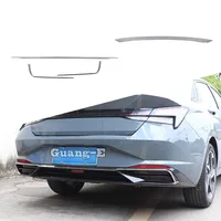 Protector de parachoques trasero de acero para coche, accesorio de decoración embellecedor para Hyundai Elantra Avante 2021 2022 2023