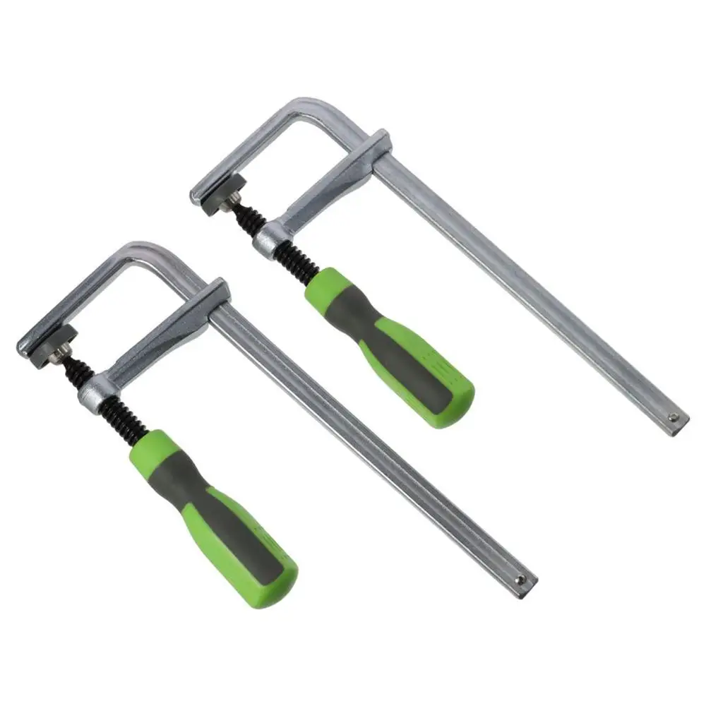 

2pcs Plastic Woodworking Dovetail Clamps Chrome Steel Black 530lbs Clamping Force Dovetail Clip Green Silver