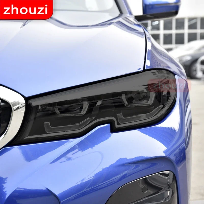 

Для BMW F30 F31 G20 F10 F11 G30 F40 F32 F22 F36 F07 F34 G32 G11 G15 Тонировка фар автомобиля дымчато-черная защитная пленка наклейка из ТПУ