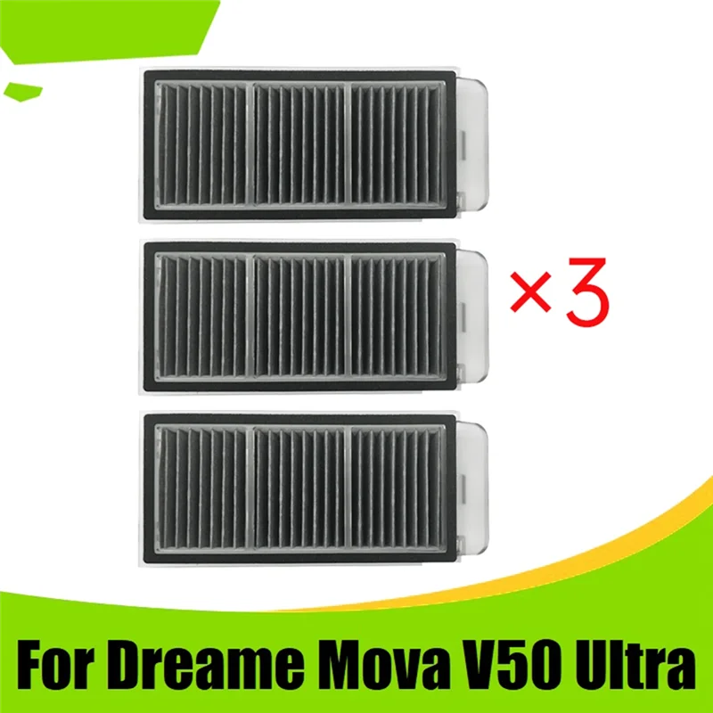 AB43-3PCS مجموعة مرشح HEPA لأجزاء مكنسة الروبوت Dreame Mova V50 Ultra Filter