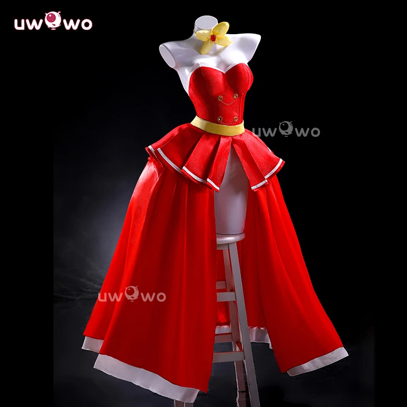 

UWOWO Collab Series：Anime Charlie Morningstar Cosplay Costume Season 2 Dress Velvet Gown Cosplay S-3XL Halloween Costume