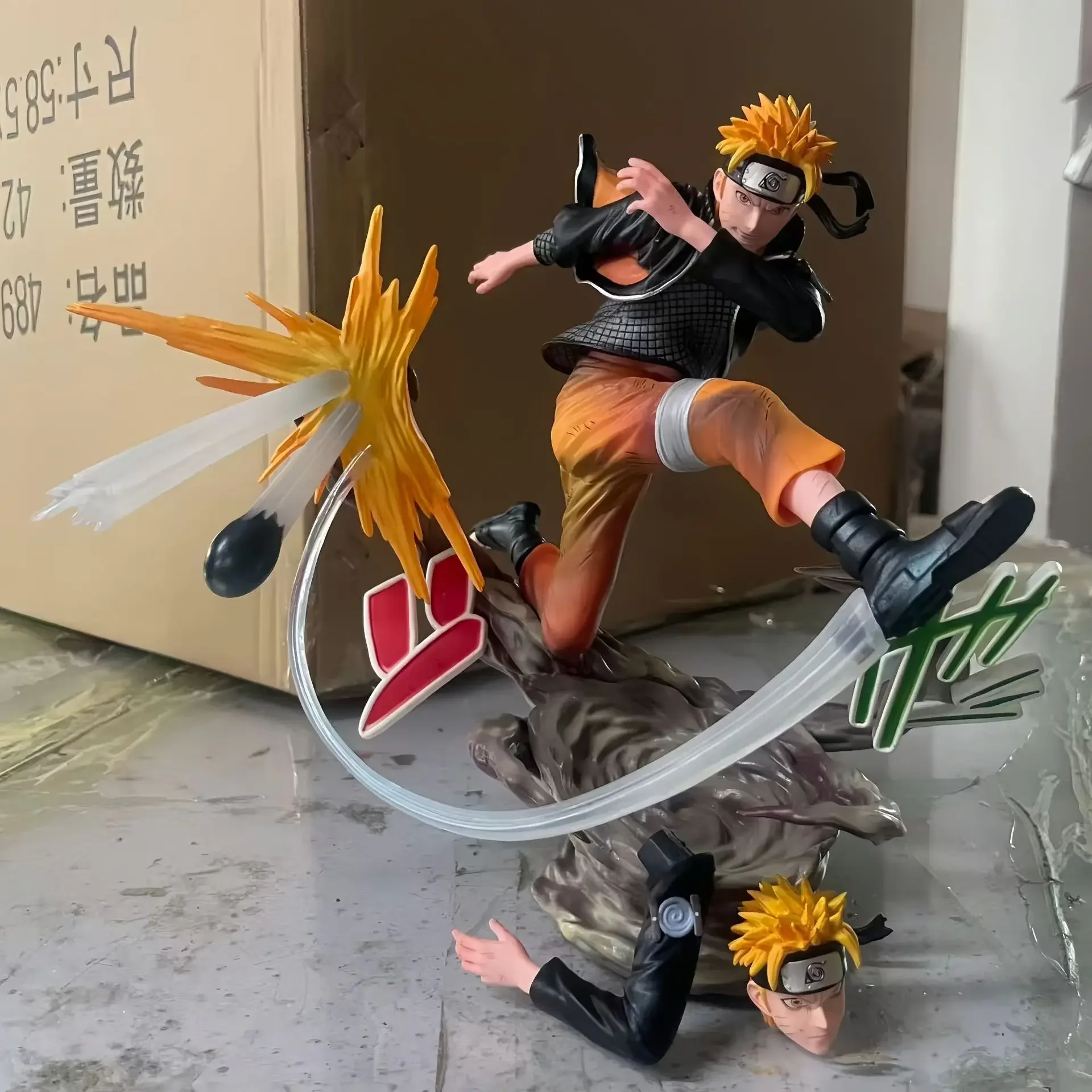 

Anime Uzumaki Naruto 22cm Battle Scene Action Figure Collectible Statue Desktop Decor Gift For Anime Fans And Collectors