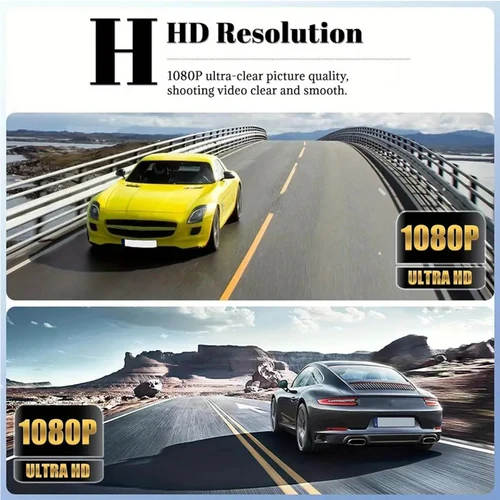 Imagen 2 del producto DashCam voiture cámara de grabación de coche de 3 canales DVR 1080P visión nocturna 24h grabadora de vídeo de estacionamiento cámara de salpicadero automática delantera interior trasera