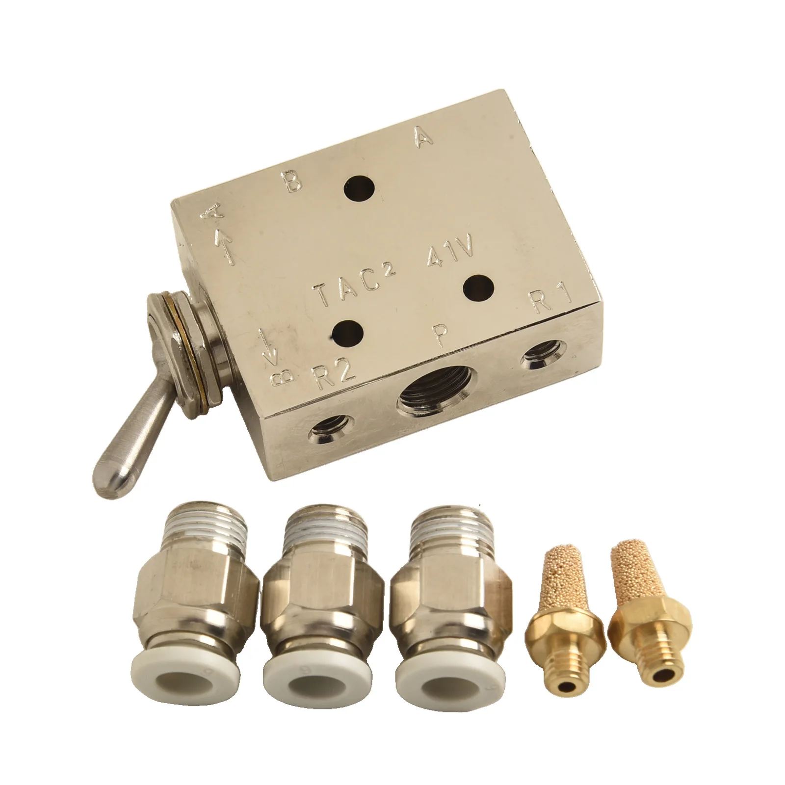 

Эффективный пневматический переключатель TAC241V с механическим управлением для различных применений со встроенными воздушными разъемами