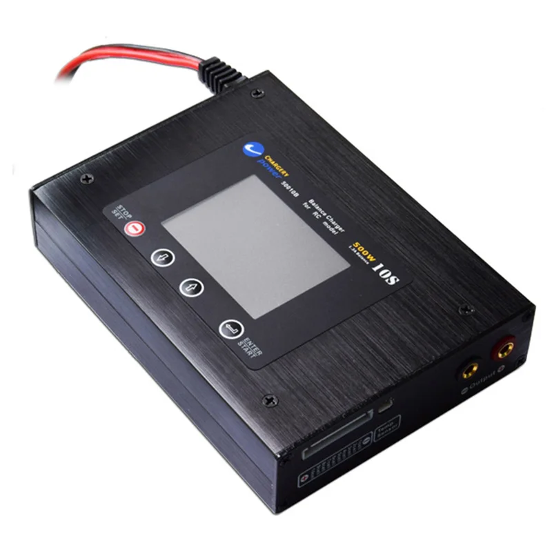 6S/8S/10S 1.3A 20A 500W LiFepo4 Li-ion Lithium LTO Smart Battery Balance Charger for RC eBike TFT LCD