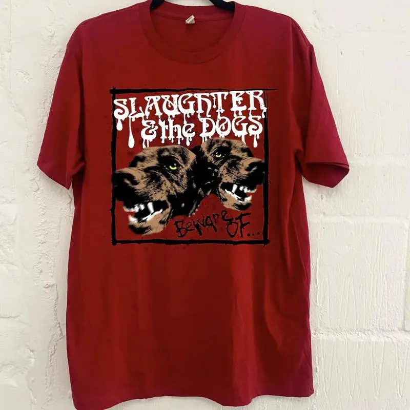 

Футболка Slaughter And The Dogs Band Beware Of, полный размер S 5Xl