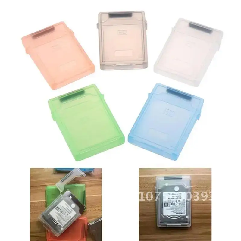 

3.5 Inch Hard Drive Box Caddy Cover External Hard Drive Disk Storage Box For SATA HDD IDE Enclosure Multi ColorCover Caddy Box