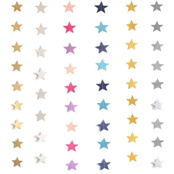 4M Paper Garland Star String Banner Wedding Banner for Party Home Wall Hanging Decoration Baby Shower Favors Xmas Tree Ornaments