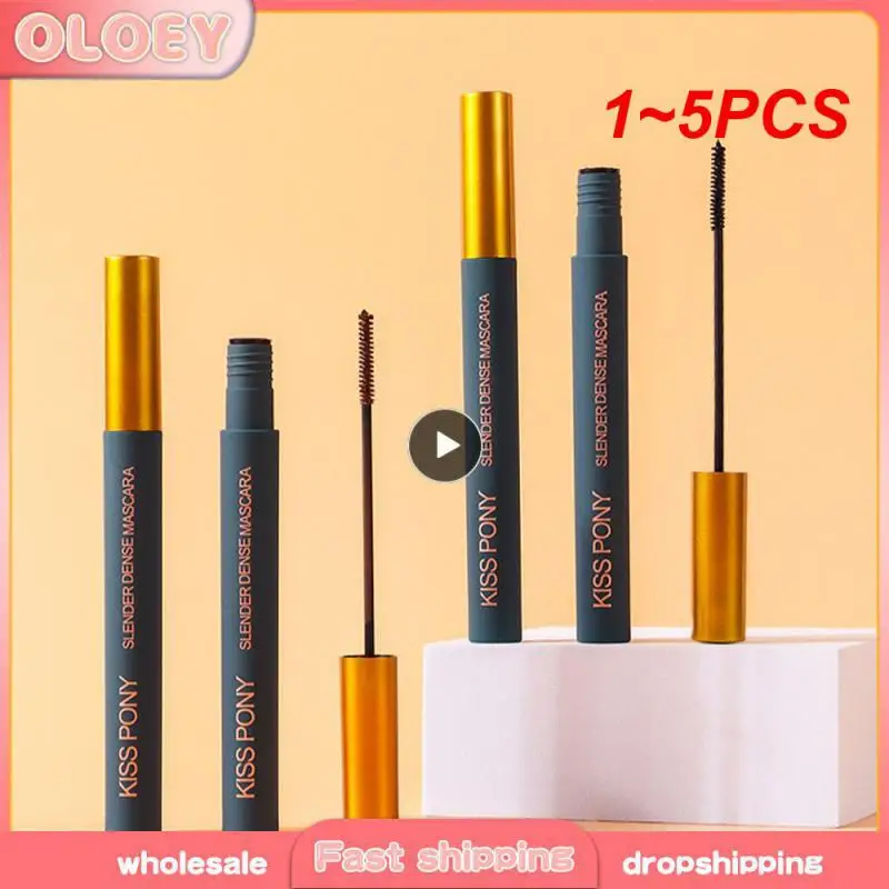 1~5PCS Not Easy To Faint Mascara Long Eyelashes Super Long Styling Thick Mascara Rapid Film Formation Elongate Eyelashes