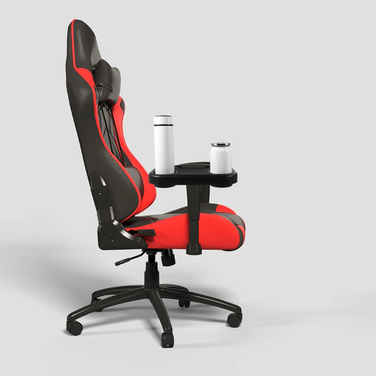 

Plastic Lounge Chair Beverage Tray Easy Setup Cup Holder Table Drink Holder for Outdoor Yard Beach Camping Use