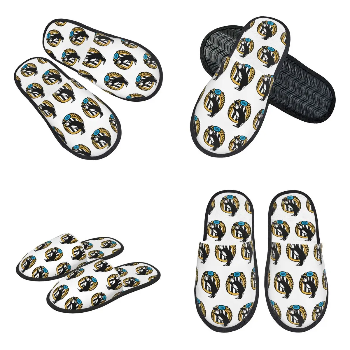 Custom Newcastle United Logo Alternatif Slippers Memory Foam Warm Soft Women House Slipper Bedroom Cozy Shoes