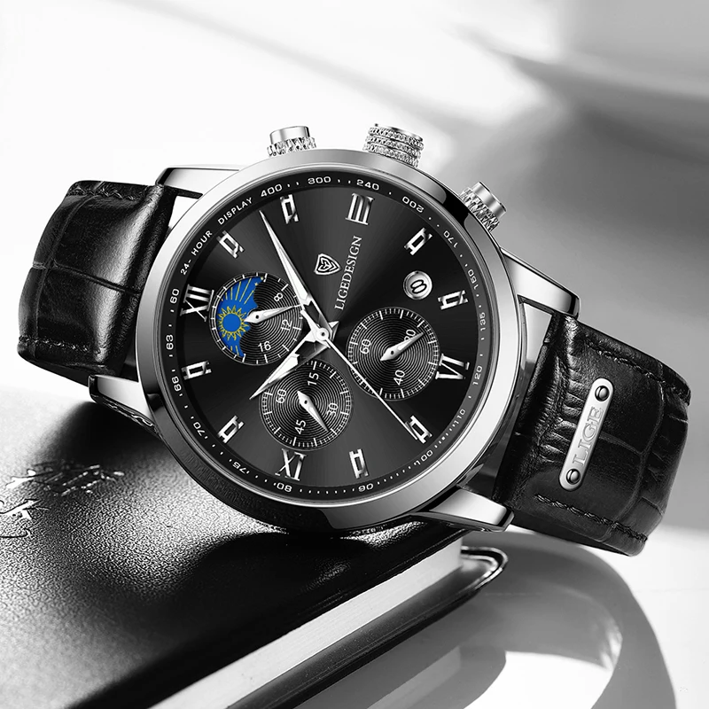 

LIGE новые модные часы мужские роскошные мужские часы деловые повседневные кварцевые подарки наручные часы водостойкие светящиеся дата Reloj Hombre + коробка