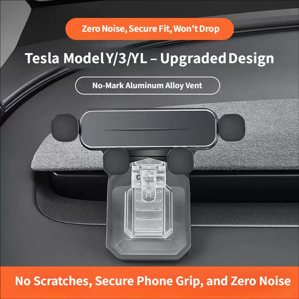 Für Tesla Model 3/Y/YL Highland Juniper Auto-Handyhalterung Schwerkraft-Unterstützungshalterung Handy-Navigationsständer Halterung