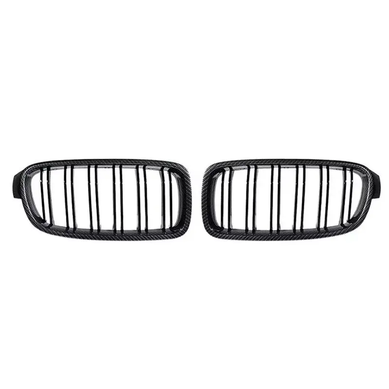 

Front Bumper Grills Dual Line Kidney Grille Racing Grills For BMW 3 Series F31 F30 320I 325I 328 2012-2019