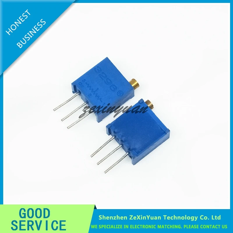 20pcs 3296W-1-102LF 3296W 102 1K ohm Top regulation Multiturn Trimmer Potentiometer High Precision Variable Resistor