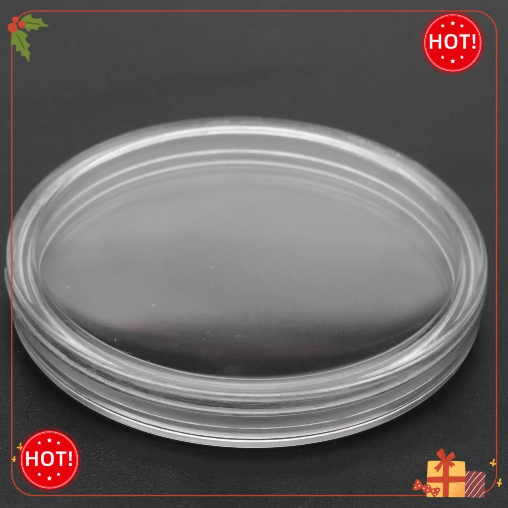 

Durable-46 Mm Coin Capsules Ps Round Coin Holder Case And 7 Sizes (16/20/25/27/30/38/46Mm) Protect Gasket