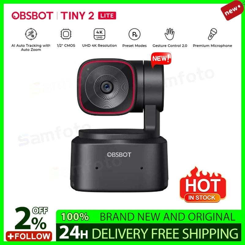 OBSBOT Tiny 2 Lite Review: The Real-World Performance of This AI-Powered 4K Webcam for Remote Work and Content Creation