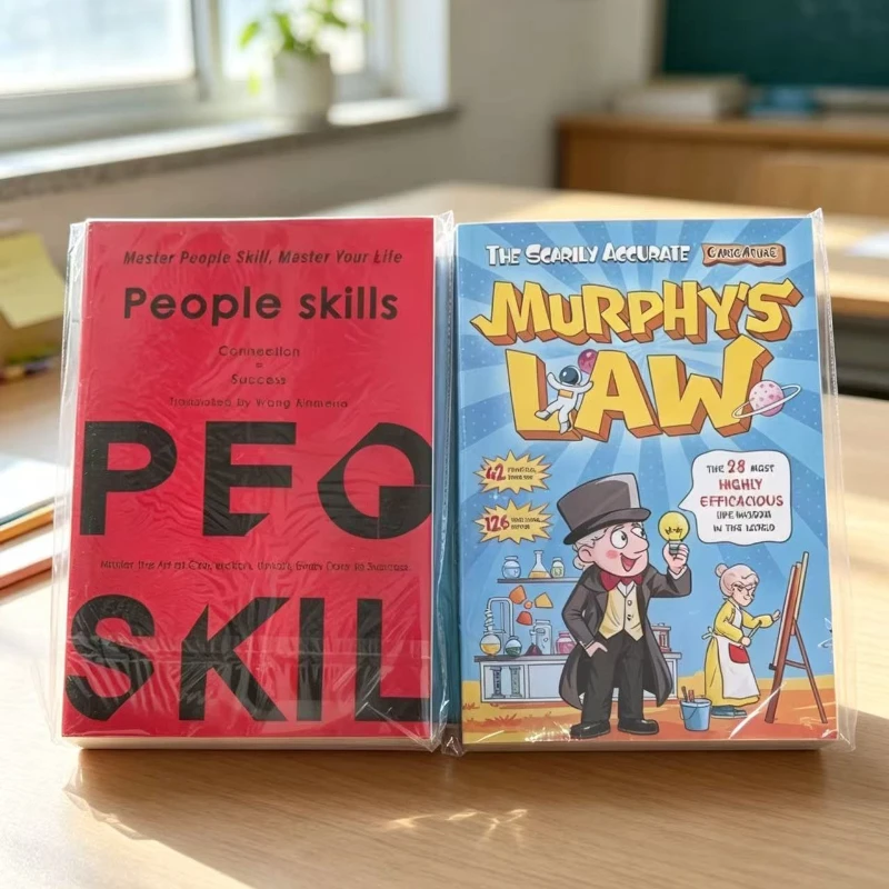 People Skills and Murphy's Law 2-Book Bundle, English Reading Books, Improve Social Skills & Critical Thinking for Teenagers