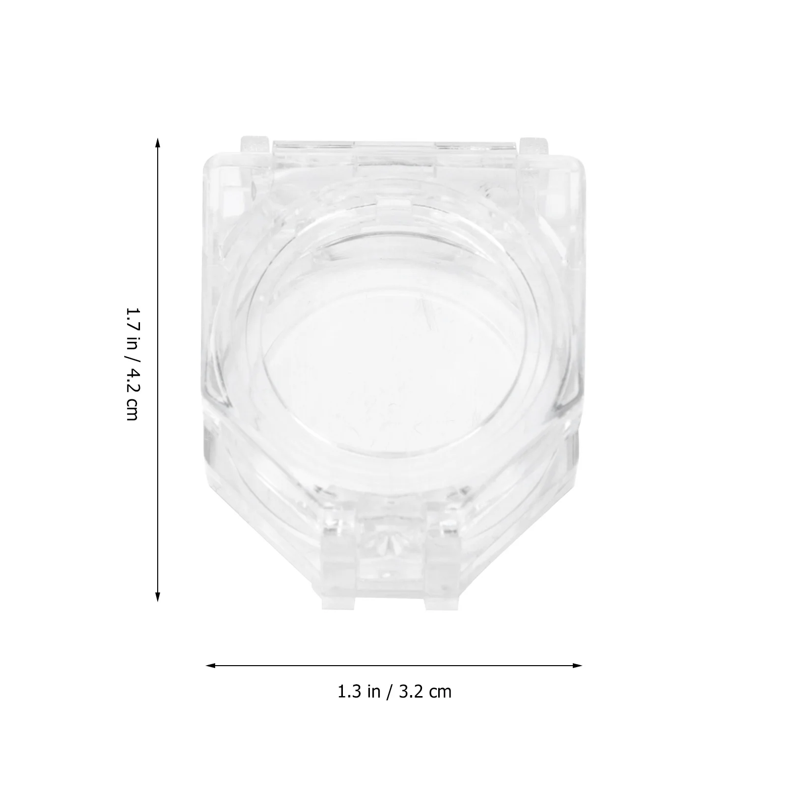 

6pcs Emergency Stop Protective Cover Dustproof Waterproof Switch Guard Flat Button Covers PC Material Long Lasting