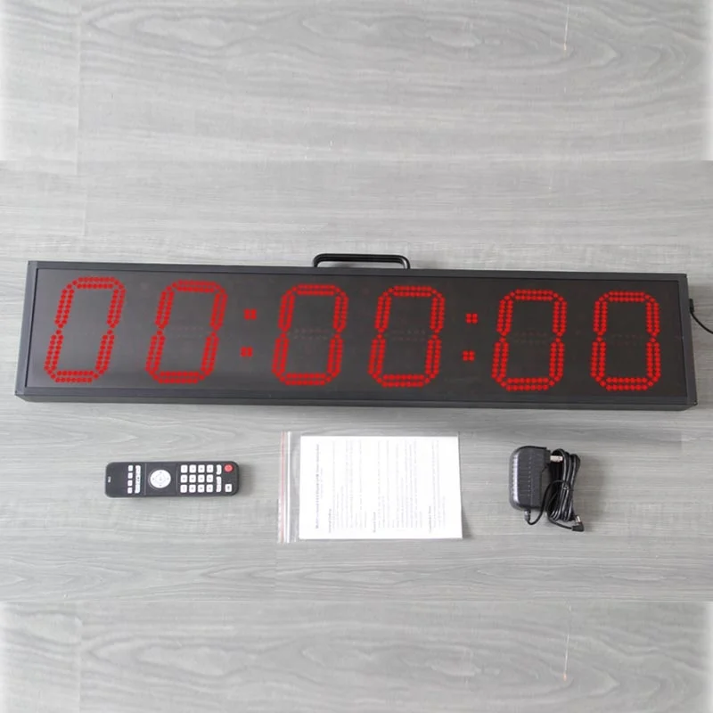 

CHEETIE CP028: Цифровой таймер-счетчик с LED-дисплеем 6 дюймов от китайского производителя для спортивных мероприятий и соревнований по бегу на дороге