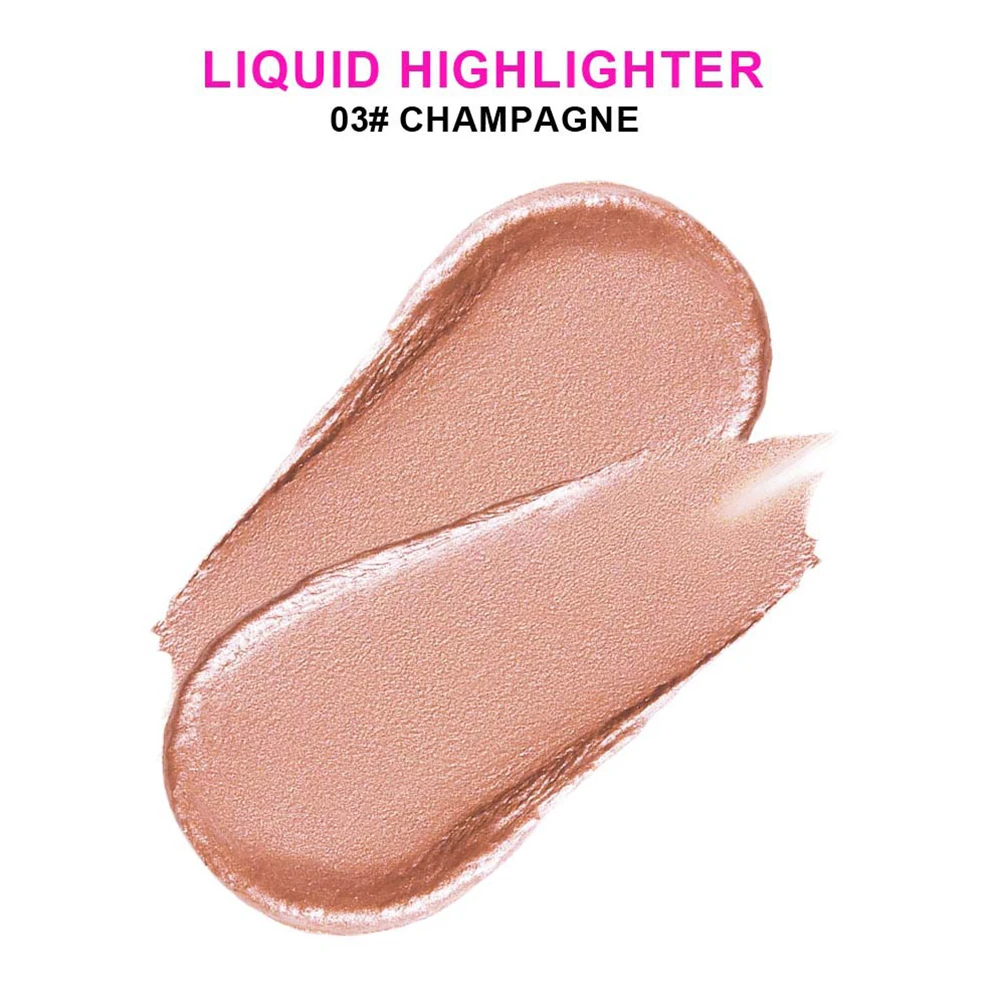 プライベートラベルカスタムロゴリキッドシマーボディハイライターオイルメイク、全肌質対応フルボディ＆フェイスグローアップリキッドローション