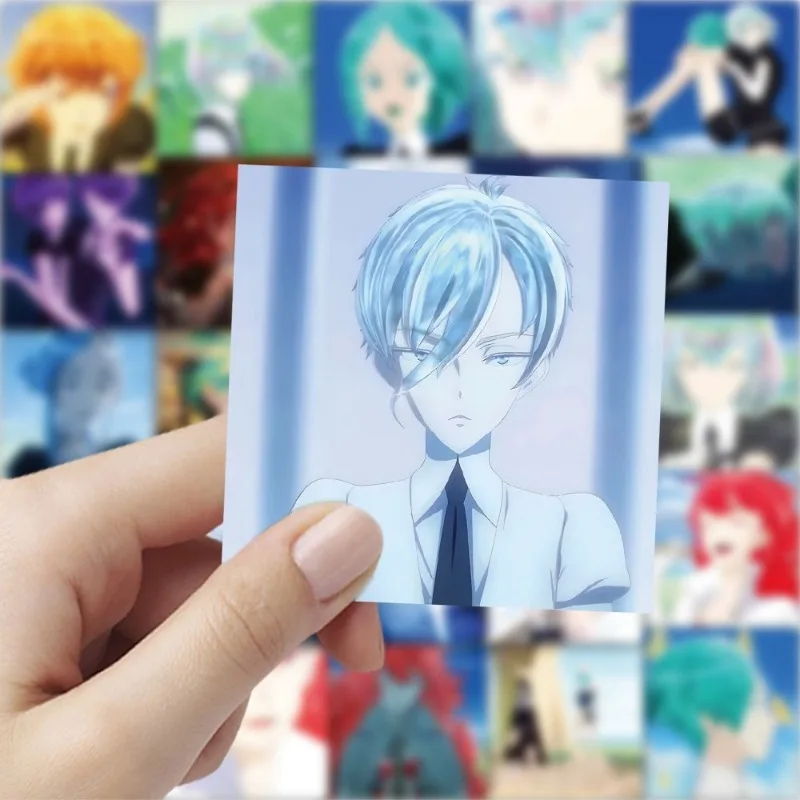 63pcs Cartoon Personality ‌Land of The Lustrous‌ Creative Graffiti Decorative Stickers