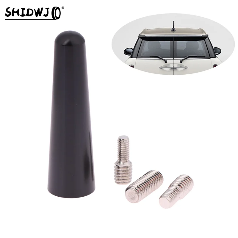 Universal 5CM Length Mini Car Roof Antenna With Screws Strong Radio Car Roof Fixer Universal Car Radio Aerial Accessories