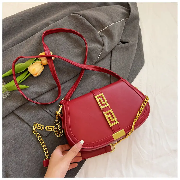 Half Moon Fashion Women Shoulder Bags Simple Design Stylish Chic Underarm Saddle Bag New High Quality Tote Handbags Purse