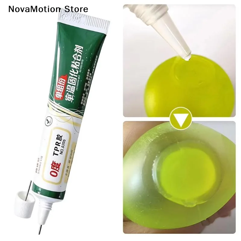 [NM]20ml TPR Glue For Squishies Toys,Room Temperature Curing Adhesive For Stress Ball Squishies Repairs,DIY Handcraft Studio[NM]