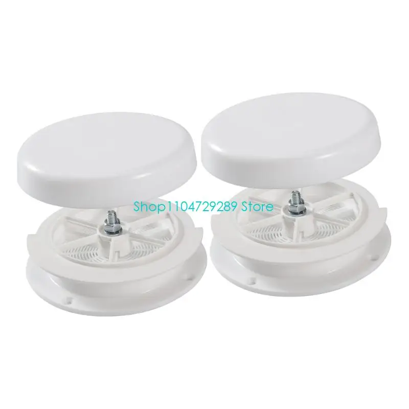 D8KE 2 Pieces Plastic Travel Home Ceiling Vent Guards Block Rain Dirt For Camping Trips