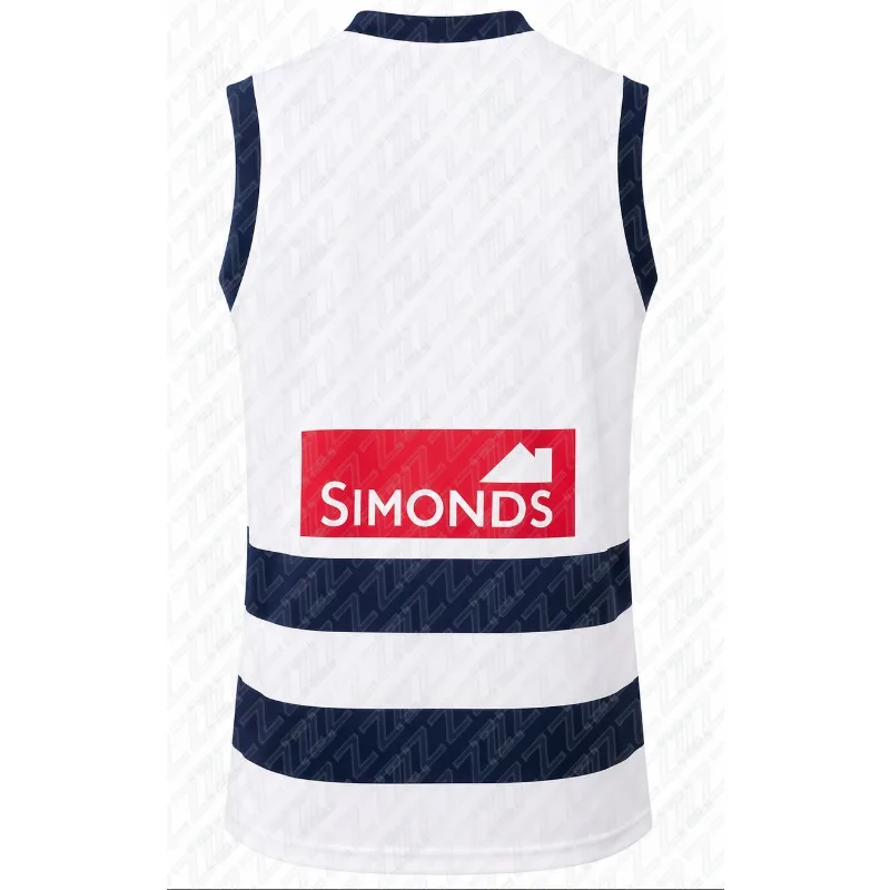 Girondins, Youth Training Vest, Sports and Fitness Vest, Sleeveless Australian Football Jersey, Replica Team Uniform