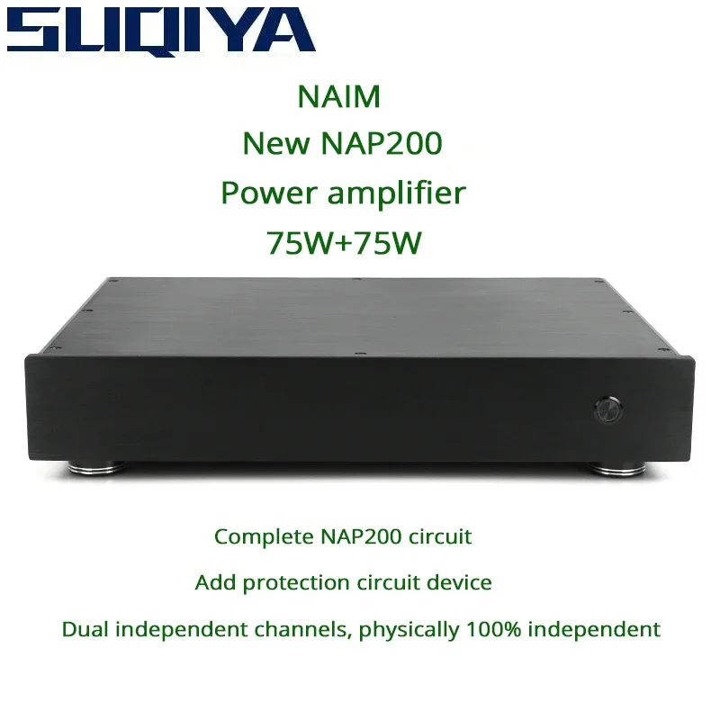 SUQIYA-2022 Improved Version 75W+75W NAIM NAP200 8 Ohm Rear Stage Power Amplifier Audio Amplifier Machine