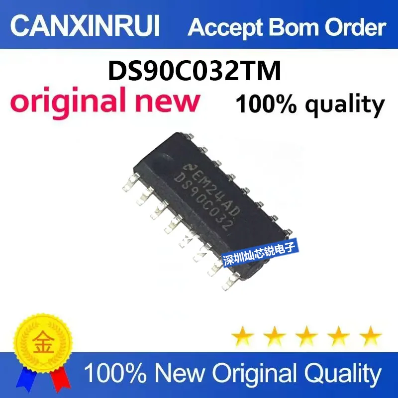 (5-100pieces)Brand New Original DS90C032 DS90C032TM DS90C032TMX SOP16 Driver