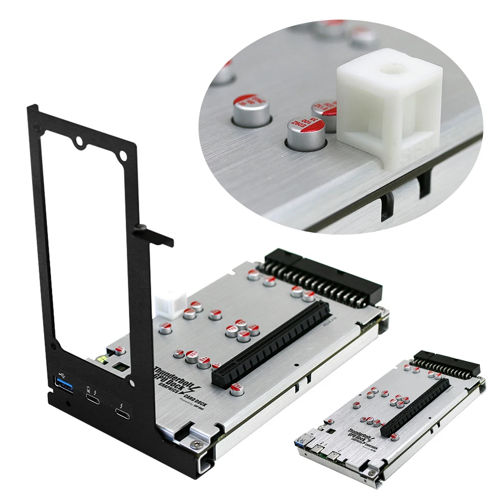 Th3p4g3 mini dock de placa de vídeo gpu compatível com thunderbolt 85w pd carregamento 40gbps para notebook portátil para placa gráfica externa
