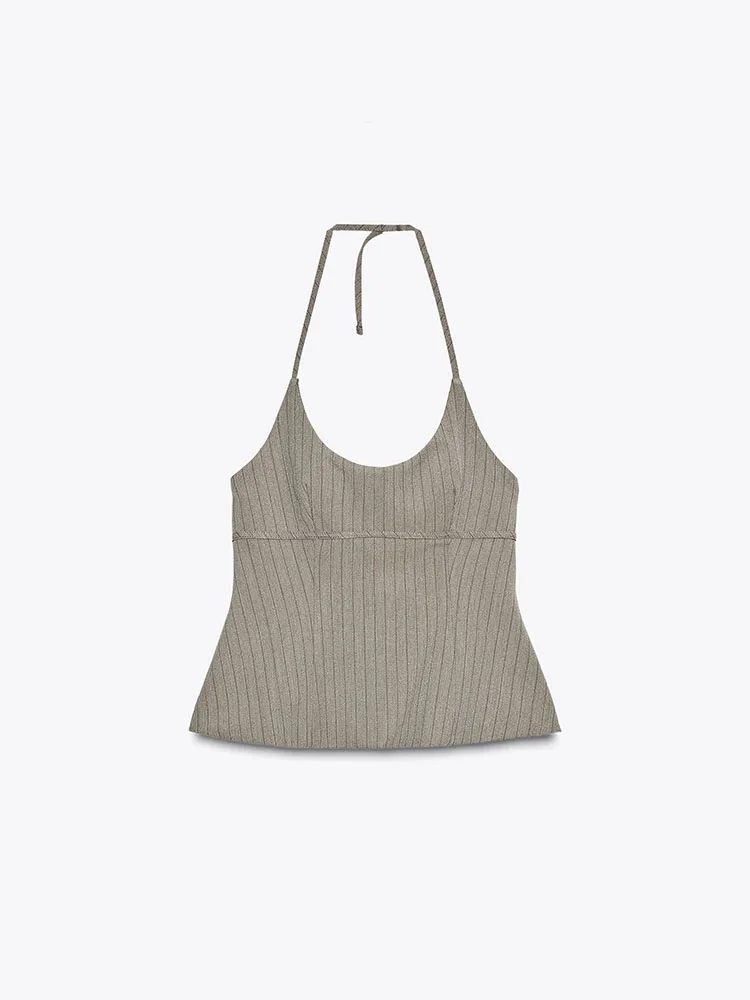 

Sweet Faionable Women's irt Collar Neline Thin Stripe New Arrival Autumn 2025 Ele Sle Chinese Traditional Costume