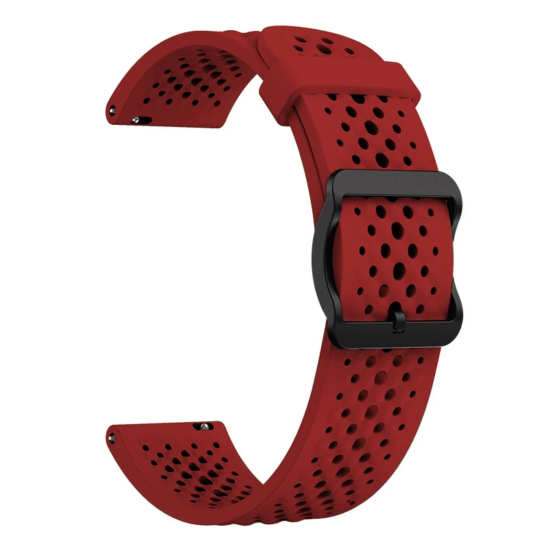 22mm Breathable Silicone Strap For SUUNTO 9 PEAK Pro/9 PEAK DLC/5 PEAK/VERTICAL Band SUUNTO RACE Bracelet Accessories Correa