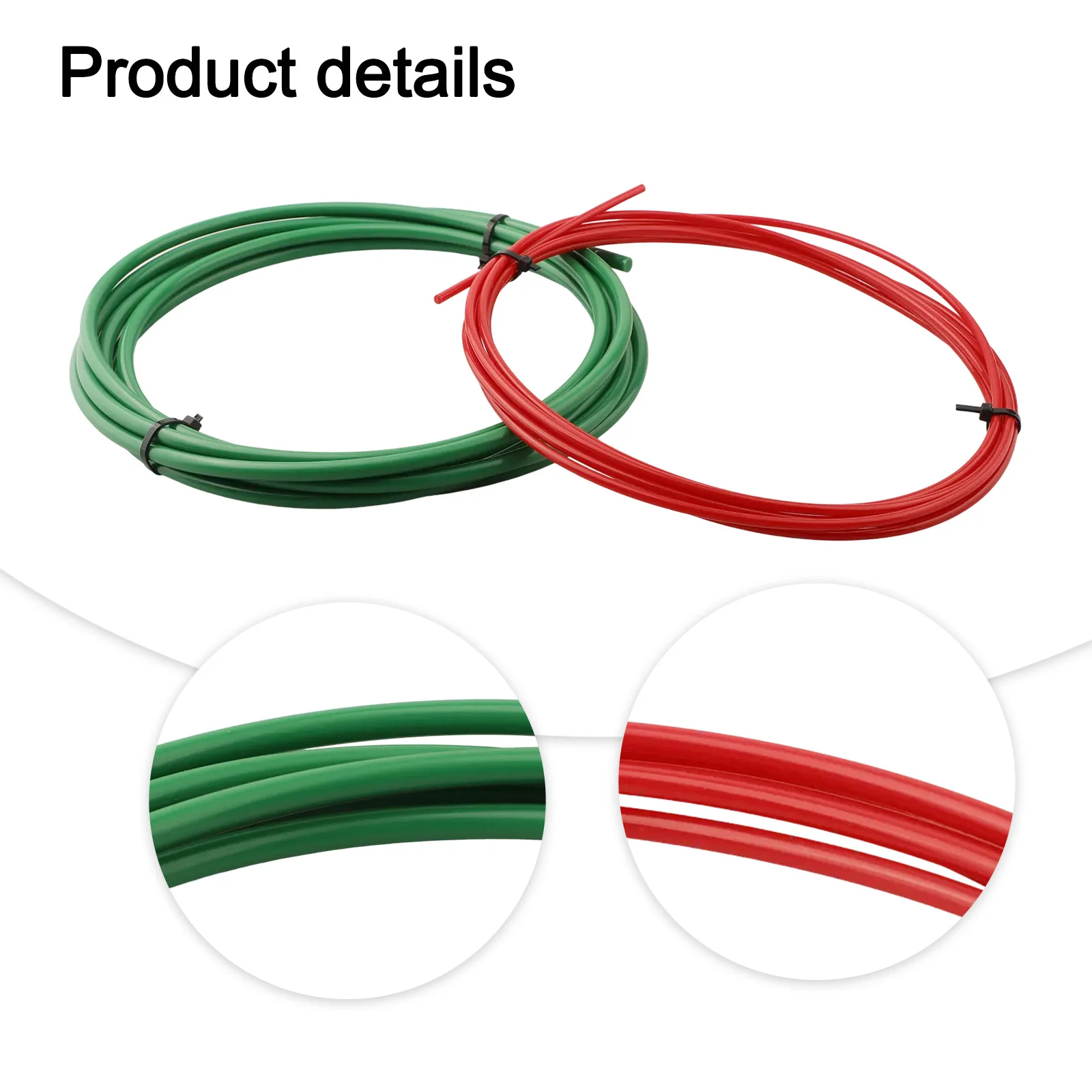 2PCS Built-in Copper Tube Bending Strip Air Conditioning Pipe Bender Kit Plastic 4M Strip Protector Anti-Deformation Pipe Kit