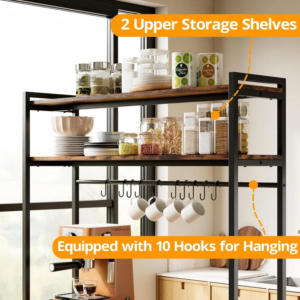 "Stylish Kitchen Island with Seating, Dining Table Set featuring Storage and Electrical Outlet, and Modern Coffee Bar Table for