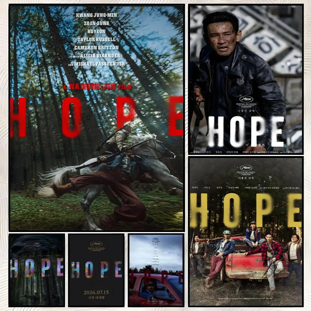 Movie H-Hope Poster Self-Stick HD PP paper Wall Art Poster, Waterproof Decor for Bedroom, Living Room and Home
