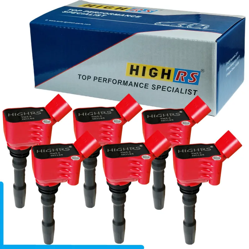 Performance Ignition Coil plug for Audi A6 C8 3.0 A7 A8 Q7 Q8 S4 S5 S6 S7 RS3 RS4 RS5 Touareg CR7 Turbo EA888 EA839 EA855