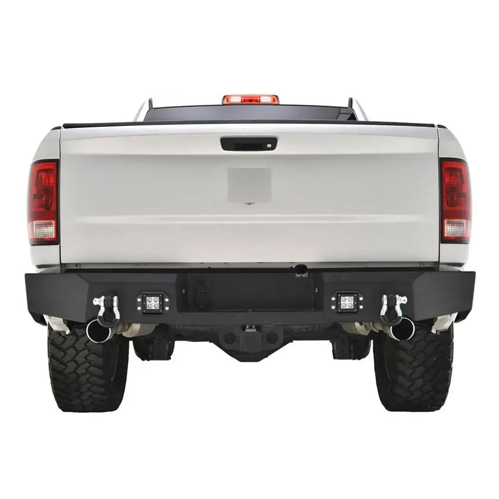 Best Selling Off-road Replacement Parts Steel Rear Bumper Aftermarket Black Winch Bumper Guard For Ram 1500 2013-2018