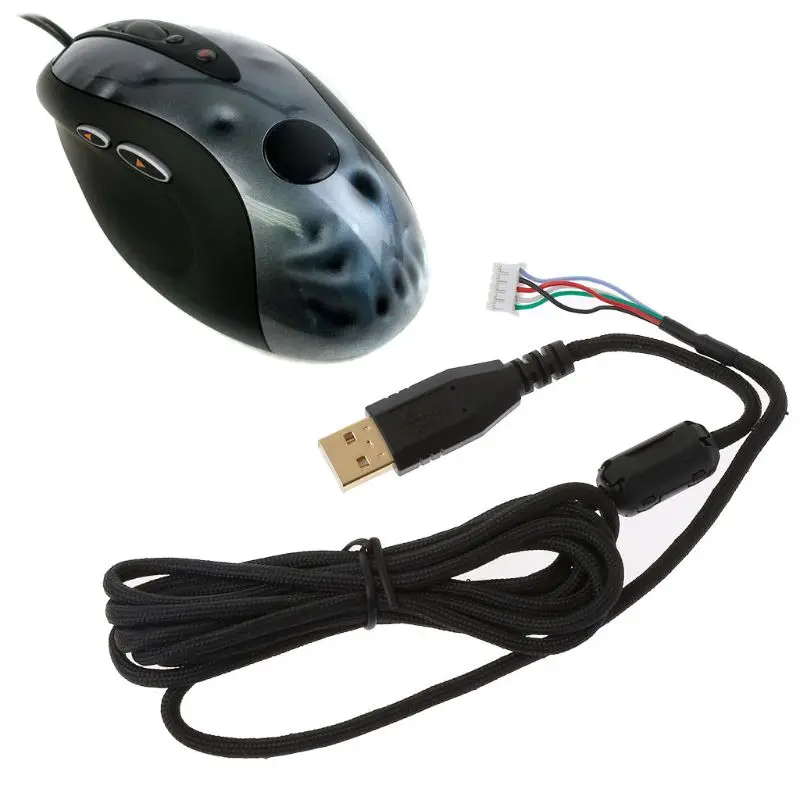 DIY Payung Tali Kabel Mouse Lembut Tahan Lama Kabel Mouse Pengganti Kabel Mouse untuk MX518 Tikus