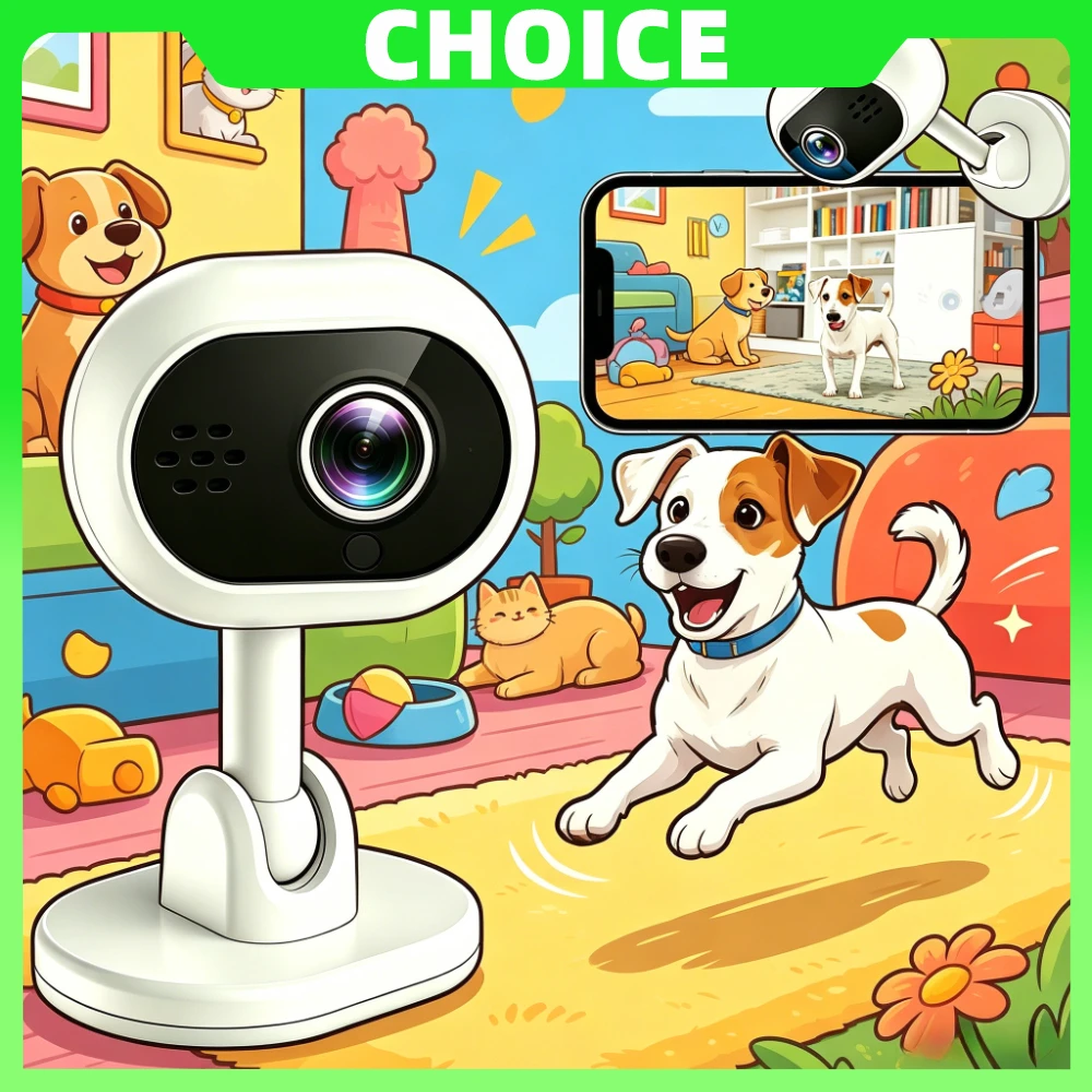 1/2PCS  Indoor Security Camera Mini WiFi Cam Night Vision Pet Camera & Baby Monitor Mini Surveillance WiFi