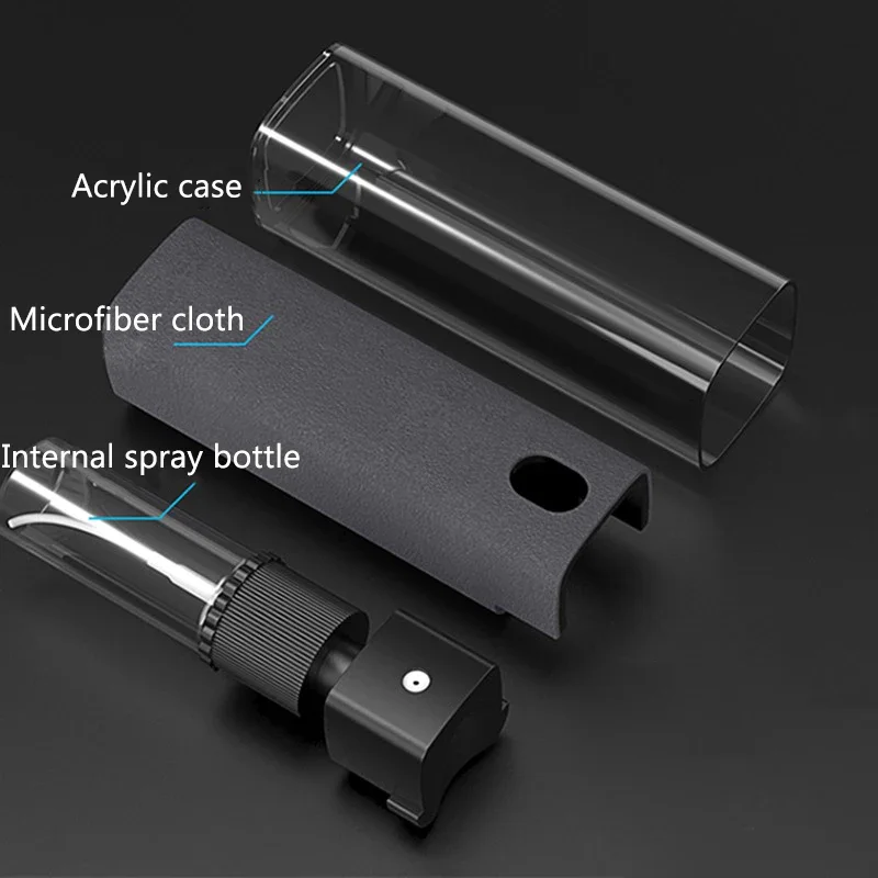 2in1 Mikrofaser Bildschirm Reiniger Spray Flasche Für Handy Ipad Computer Mikrofaser Tuch Wischen Iphone Reinigung Gläser Tücher